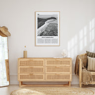 Great Barrier Reef Travel B&W Poster