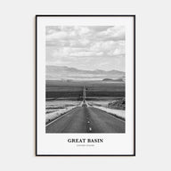 Great Basin Portrait B&W Poster