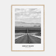 Great Basin Portrait B&W Poster