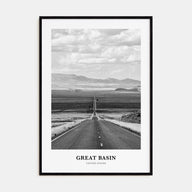 Great Basin Portrait B&W Poster