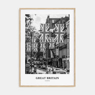 Great Britain Portrait B&W Poster