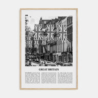 Great Britain Travel B&W Poster