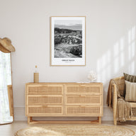 Great Falls, Virginia Portrait B&W Poster