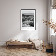 Great Falls, Virginia Portrait B&W Poster