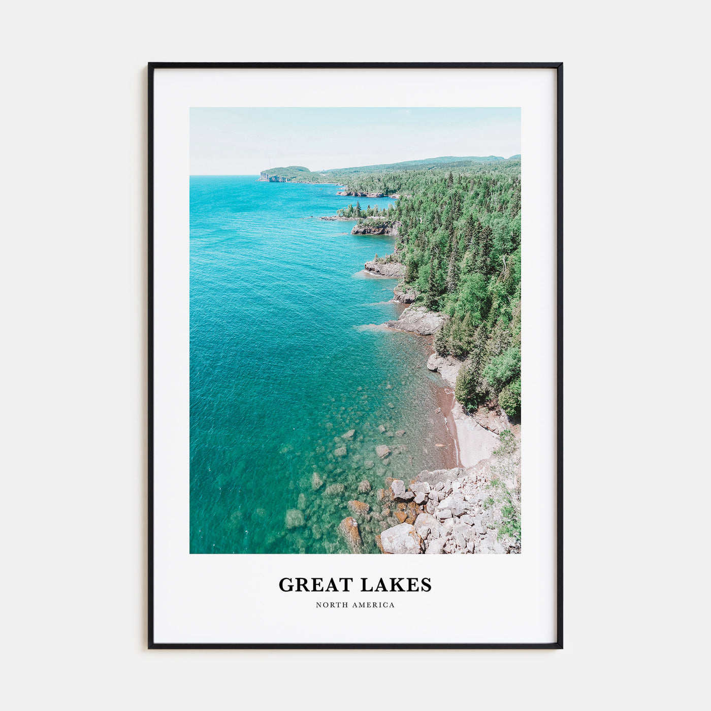 Great Lakes Portrait Color Poster