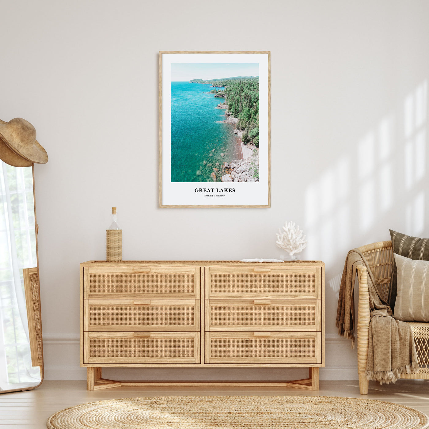 Great Lakes Portrait Color Poster