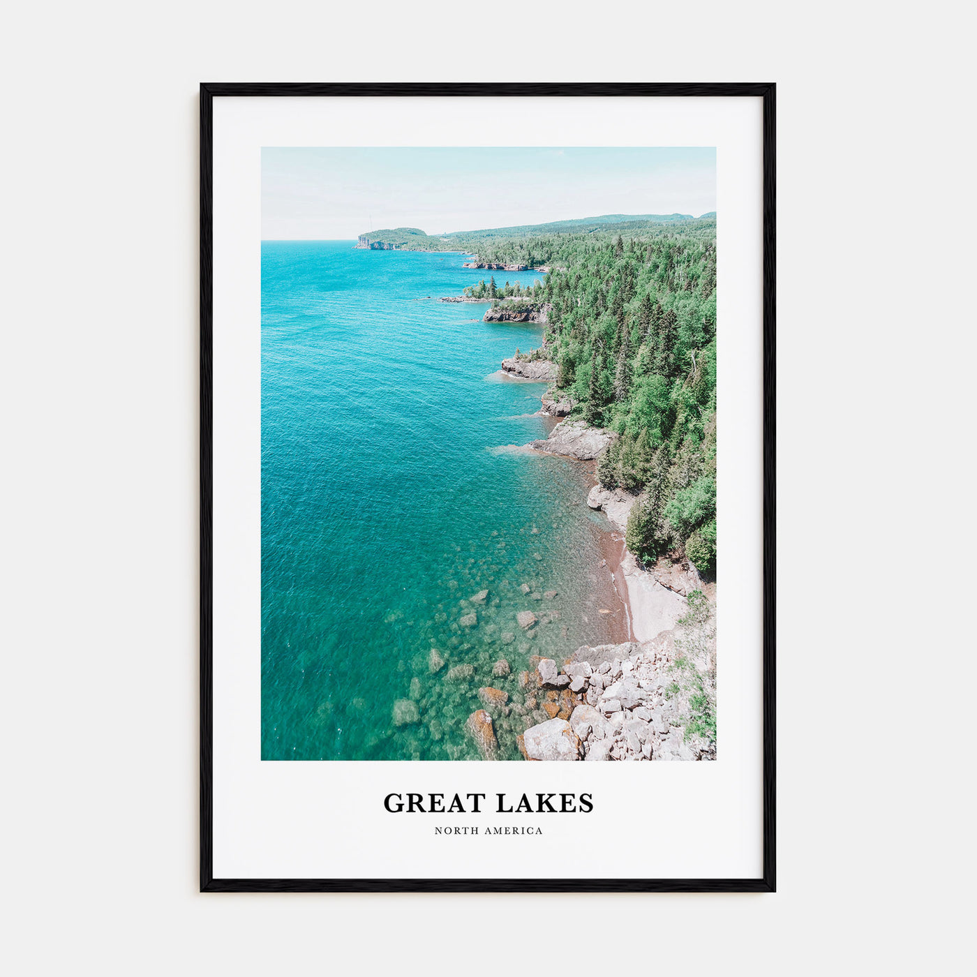 Great Lakes Portrait Color Poster