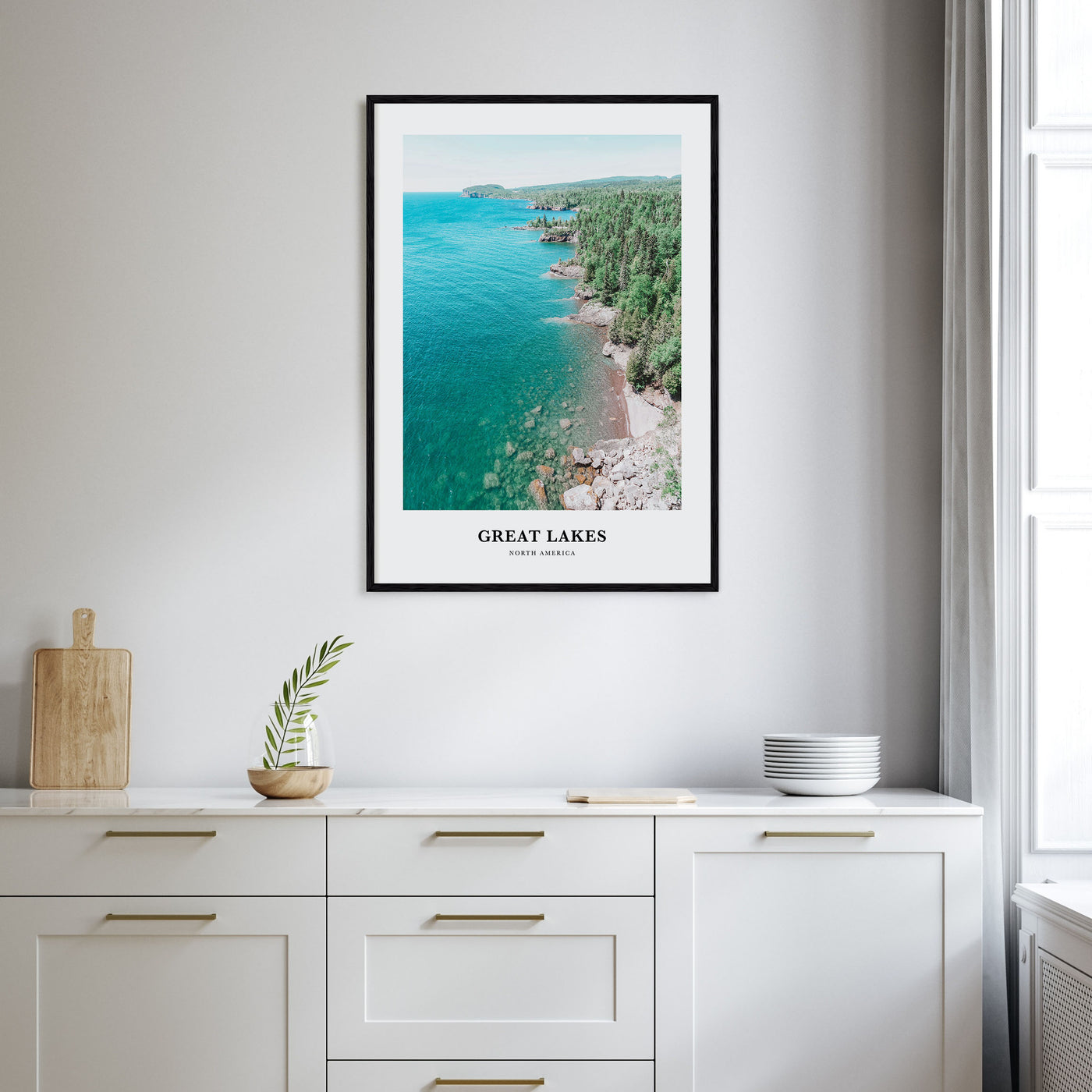 Great Lakes Portrait Color Poster