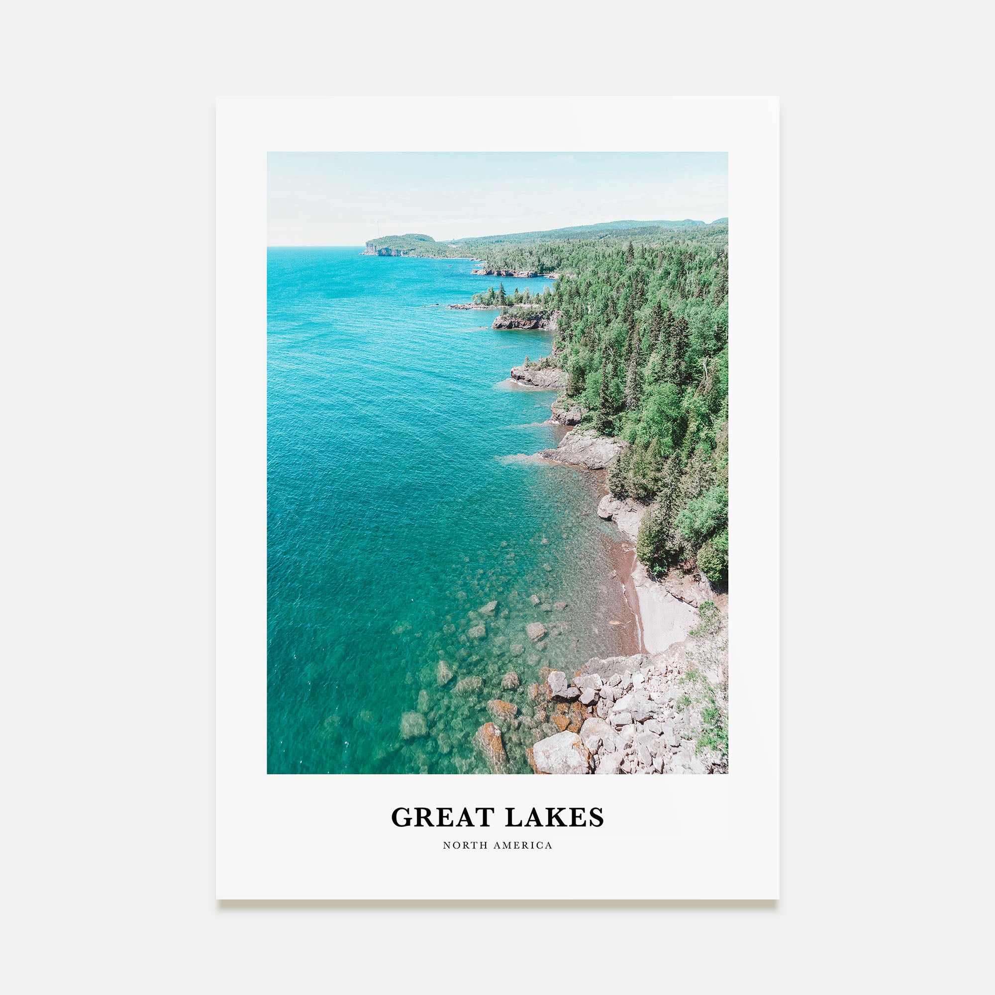 Great Lakes Portrait Color Poster