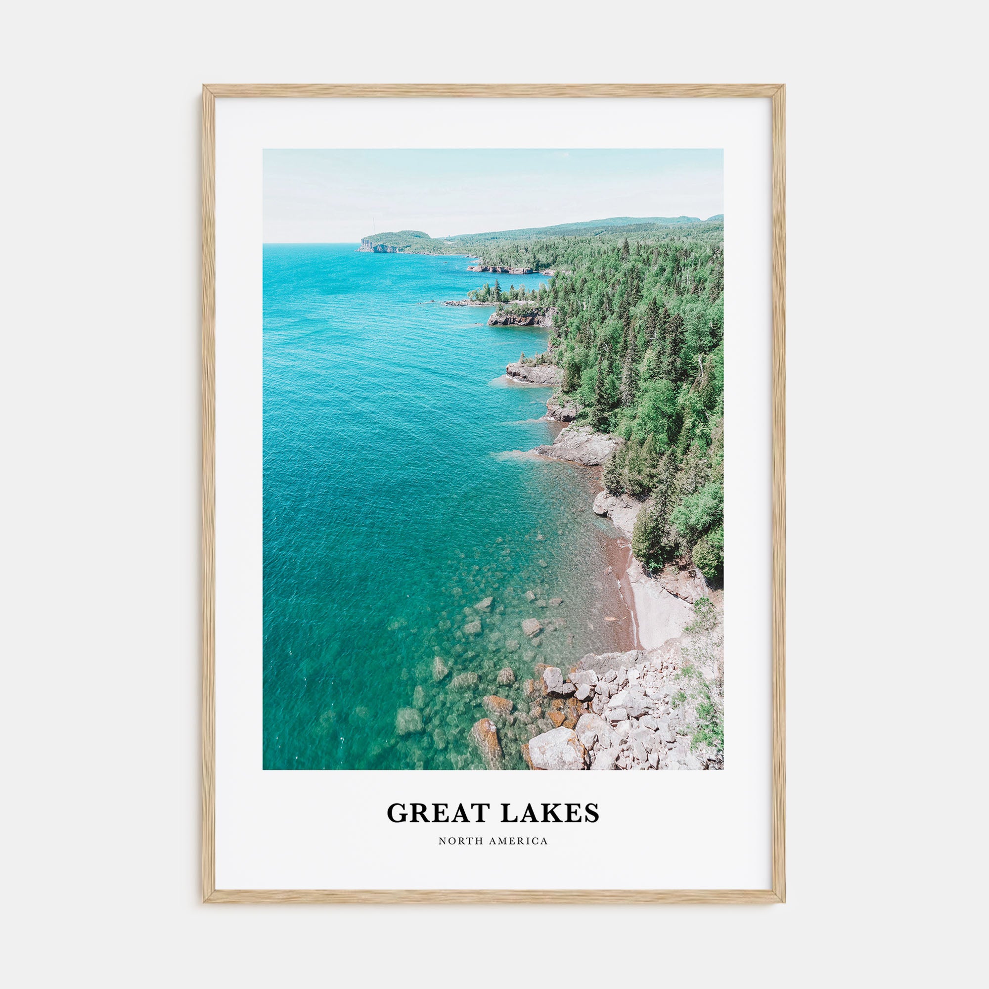 Great Lakes Portrait Color Poster