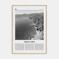 Great Lakes Travel B&W Poster