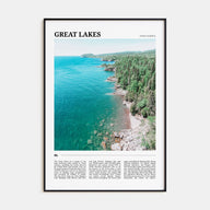 Great Lakes Travel Color Poster
