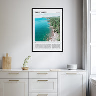 Great Lakes Travel Color Poster