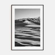 Great Sand Dunes National Park Photo B&W Poster