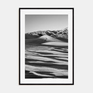 Great Sand Dunes National Park Photo B&W Poster