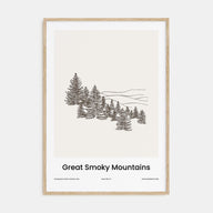 Great Smoky Mountains National Park Drawn Poster