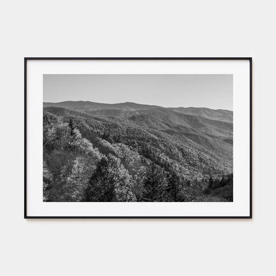 Great Smoky Mountains National Park Landscape B&W No 2 Poster