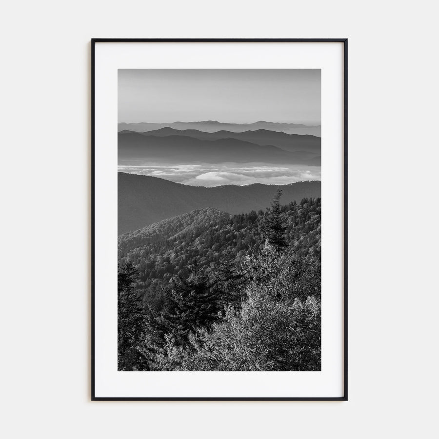 Great Smoky Mountains National Park Photo B&W Poster