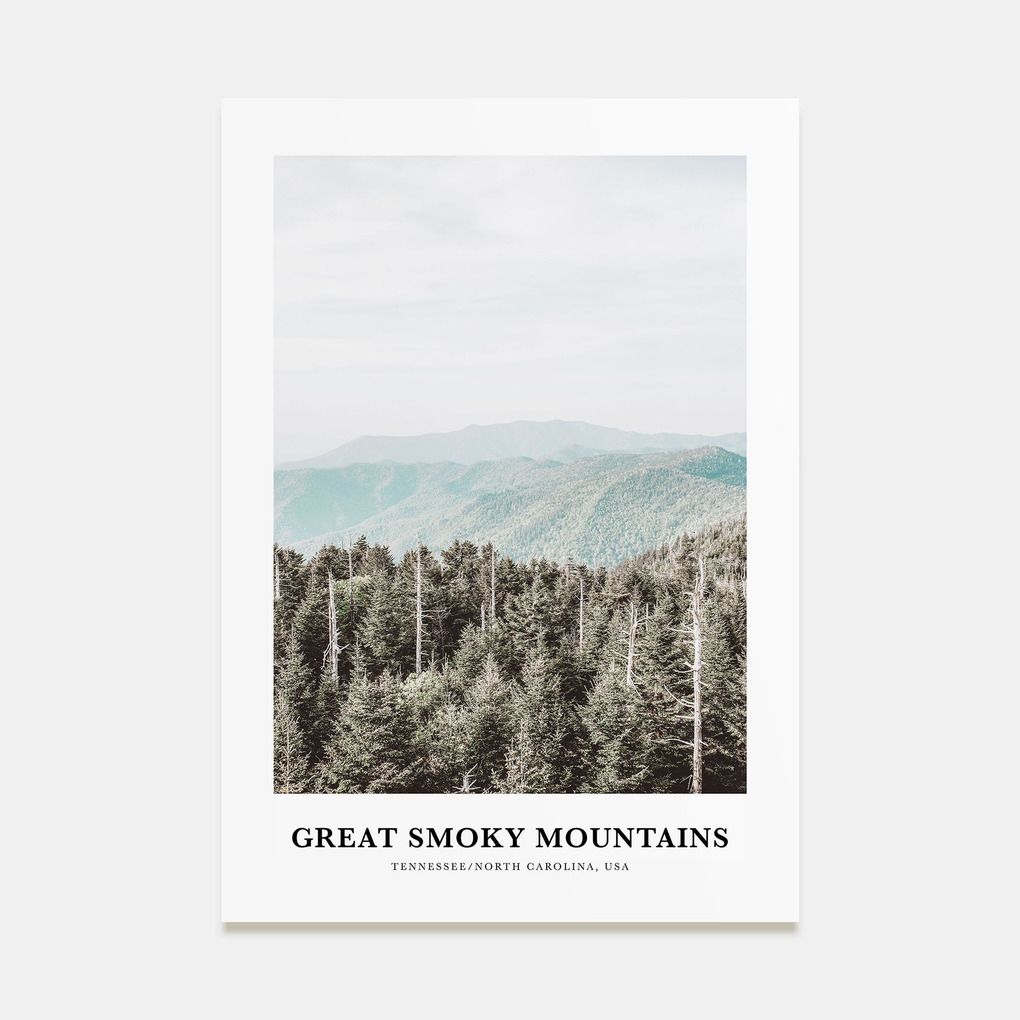 Great Smoky Mountains National Park Portrait Color Poster