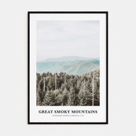 Great Smoky Mountains National Park Portrait Color Poster