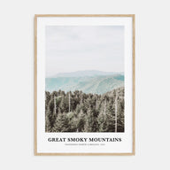 Great Smoky Mountains National Park Portrait Color Poster