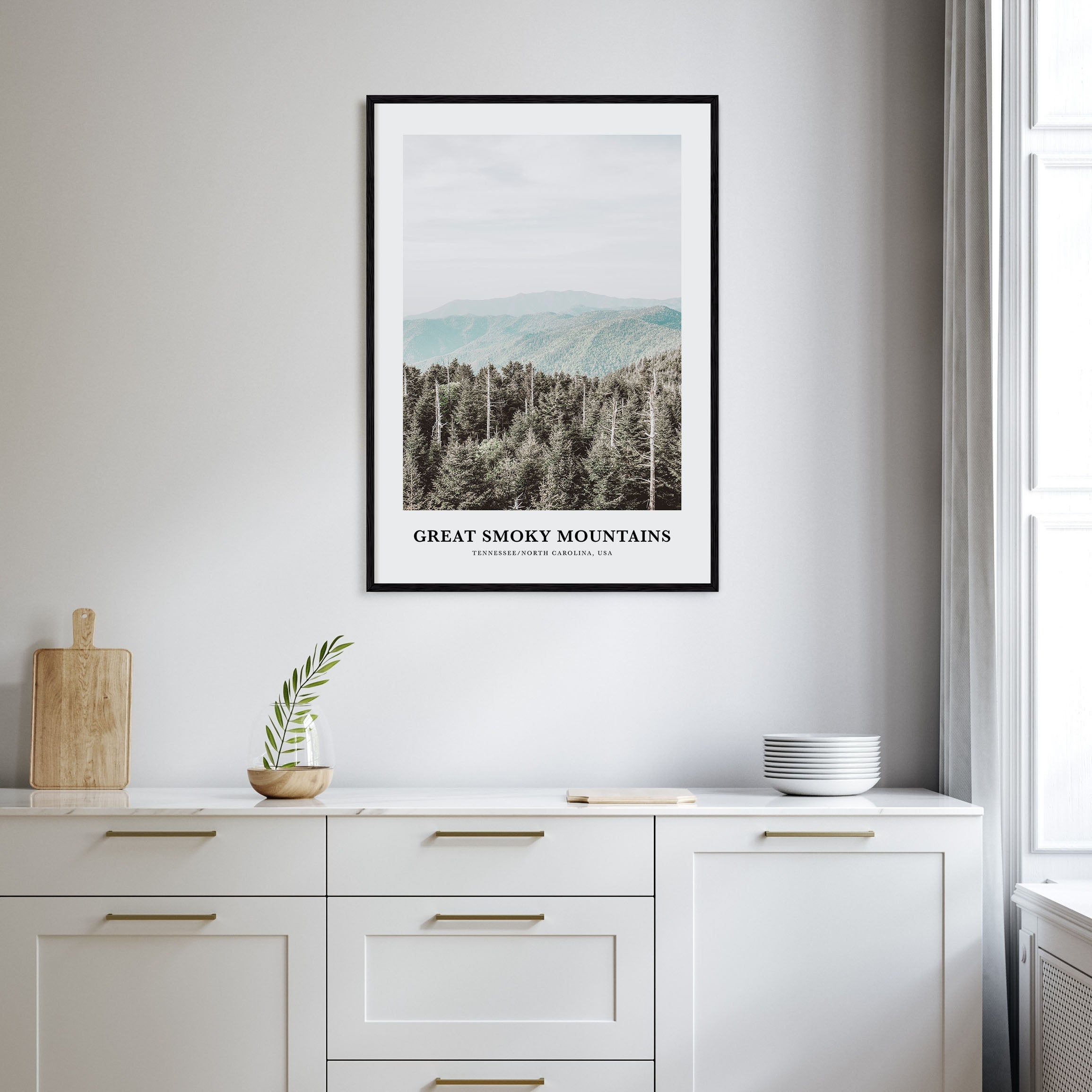 Great Smoky Mountains National Park Portrait Color Poster