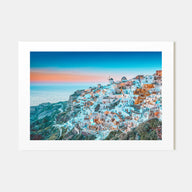 Greece Landscape Color Poster