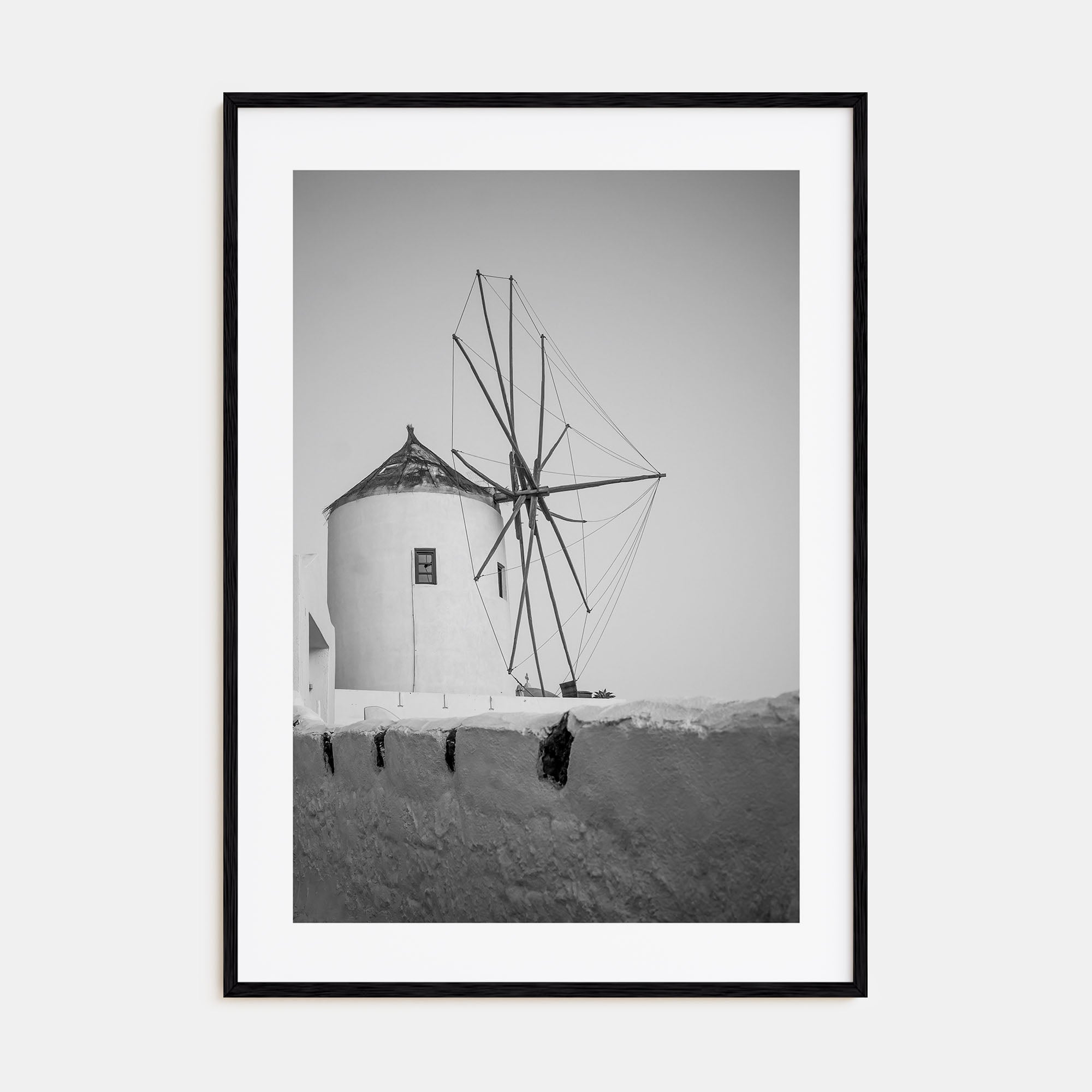 Greece Photo B&W No 1 Poster