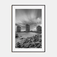 Greece Photo B&W No 2 Poster