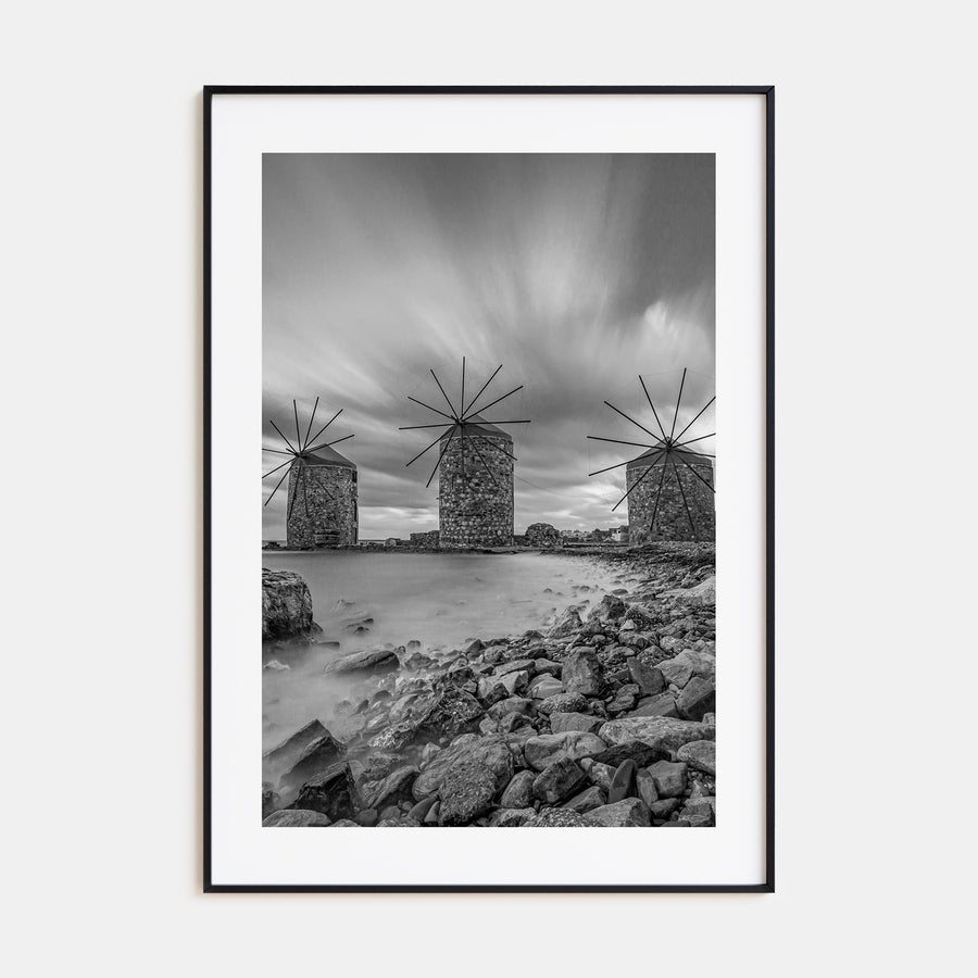 Greece Photo B&W No 2 Poster