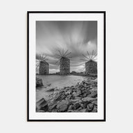 Greece Photo B&W No 2 Poster