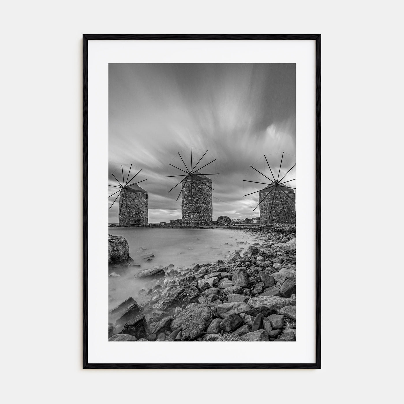 Greece Photo B&W No 2 Poster