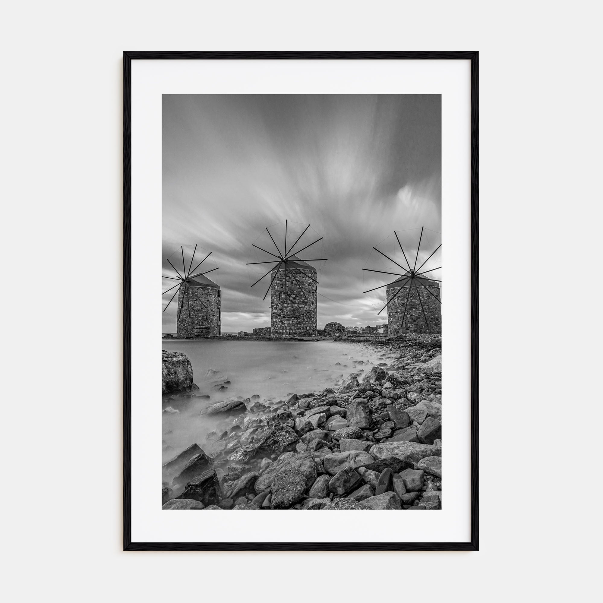 Greece Photo B&W No 2 Poster