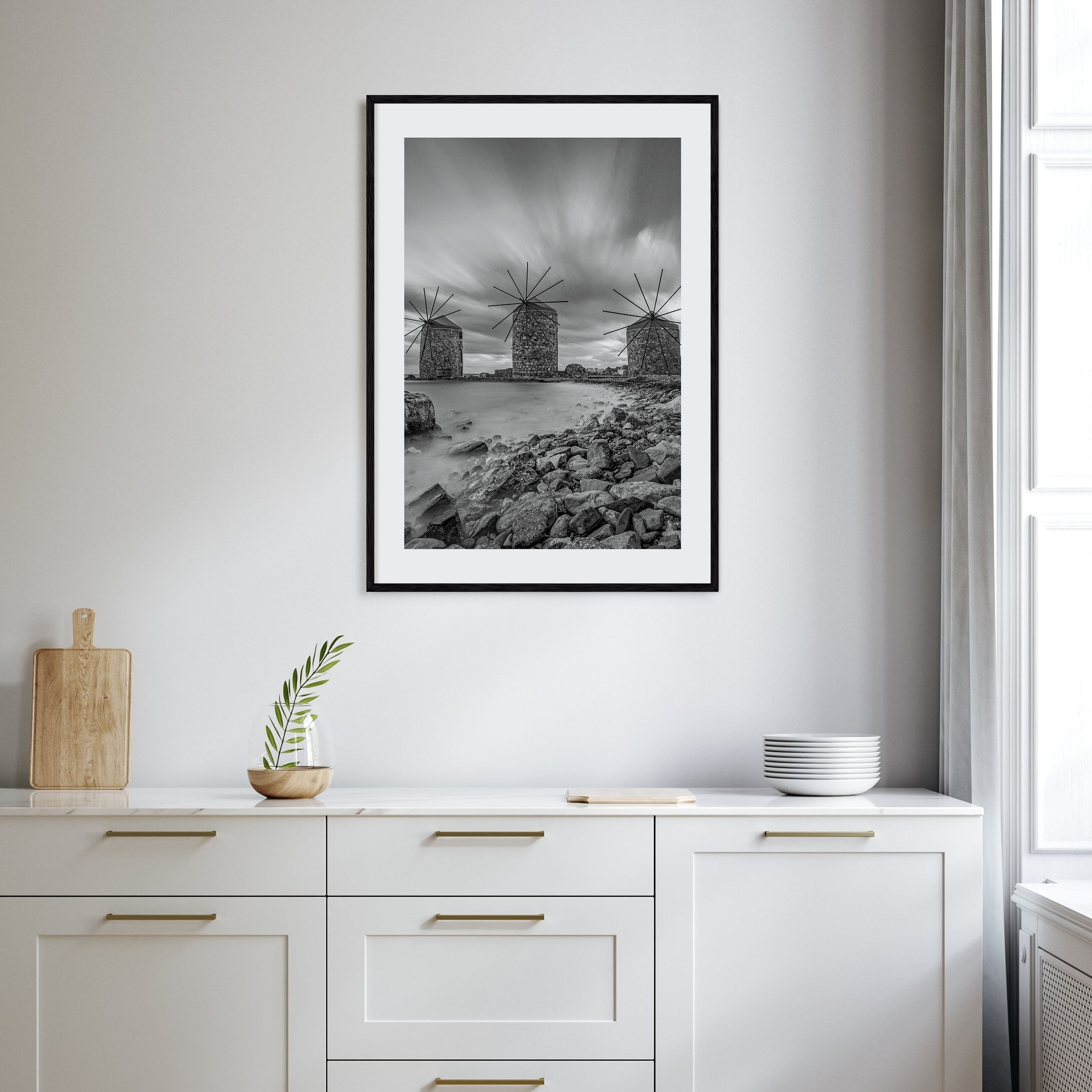 Greece Photo B&W No 2 Poster