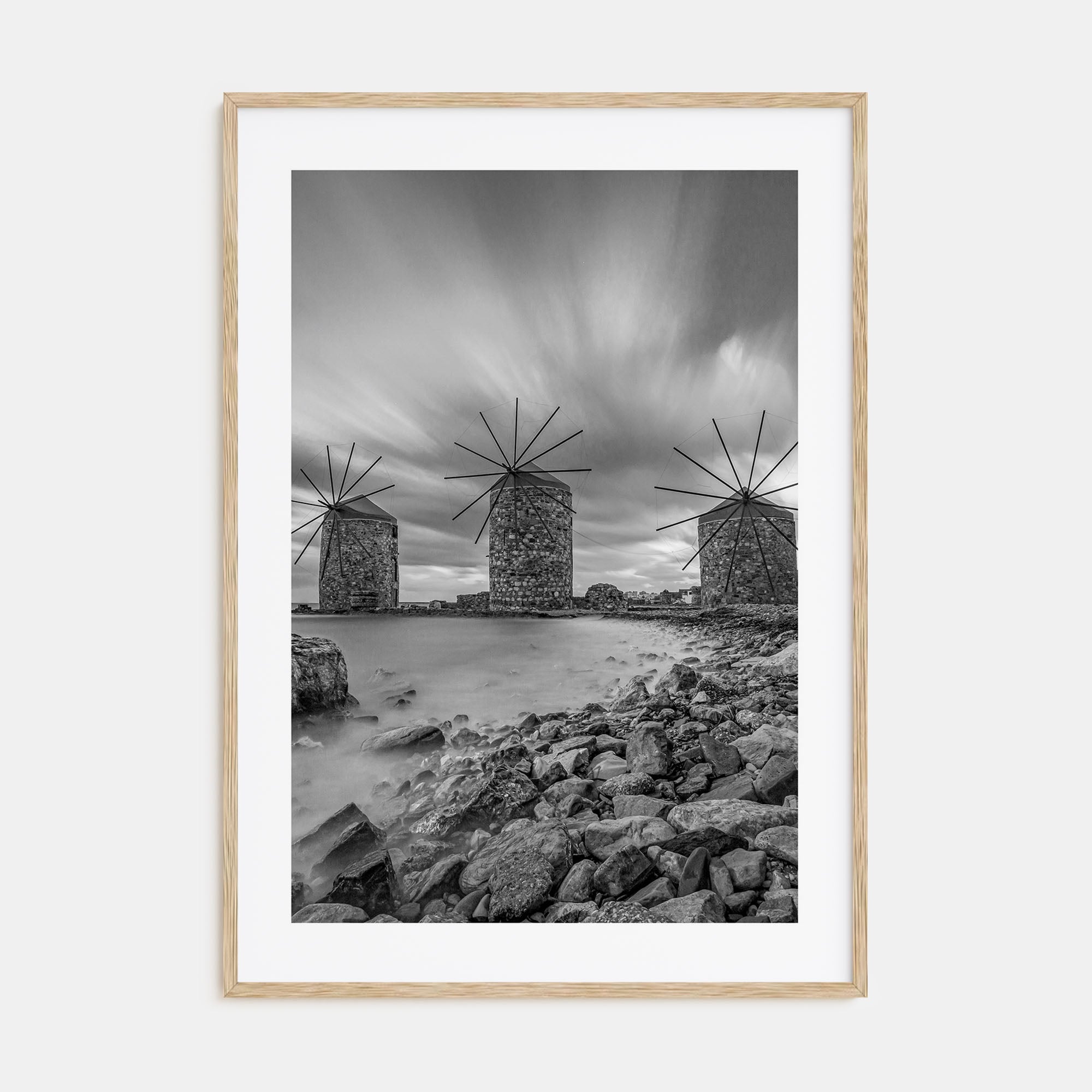 Greece Photo B&W No 2 Poster