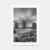 Greece Photo B&W No 2 Poster