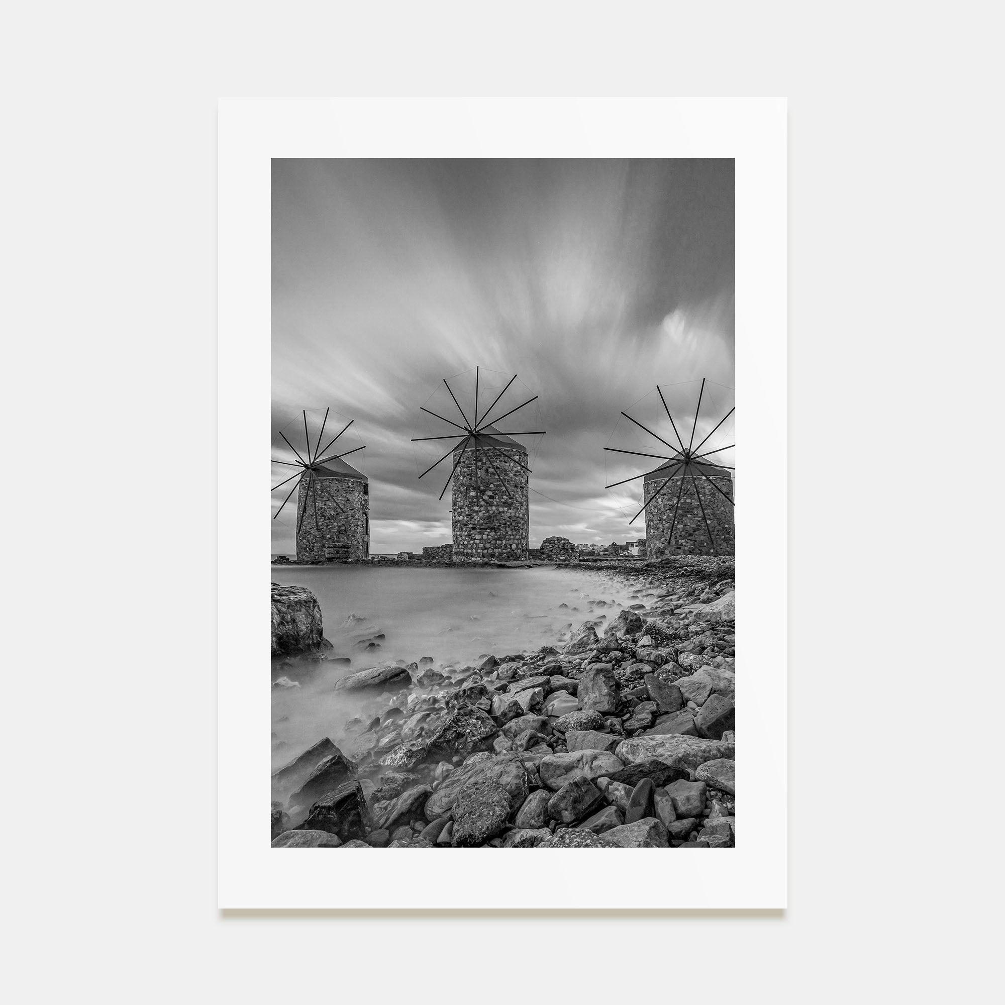 Greece Photo B&W No 2 Poster