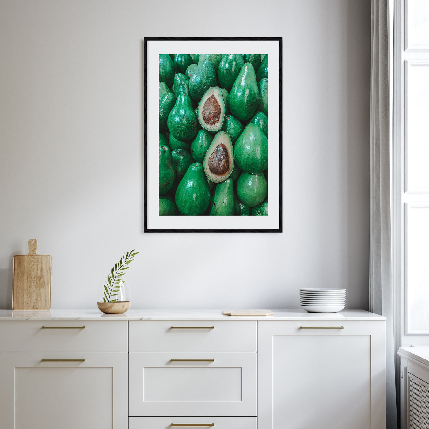 Green Avocados Photo Color Poster