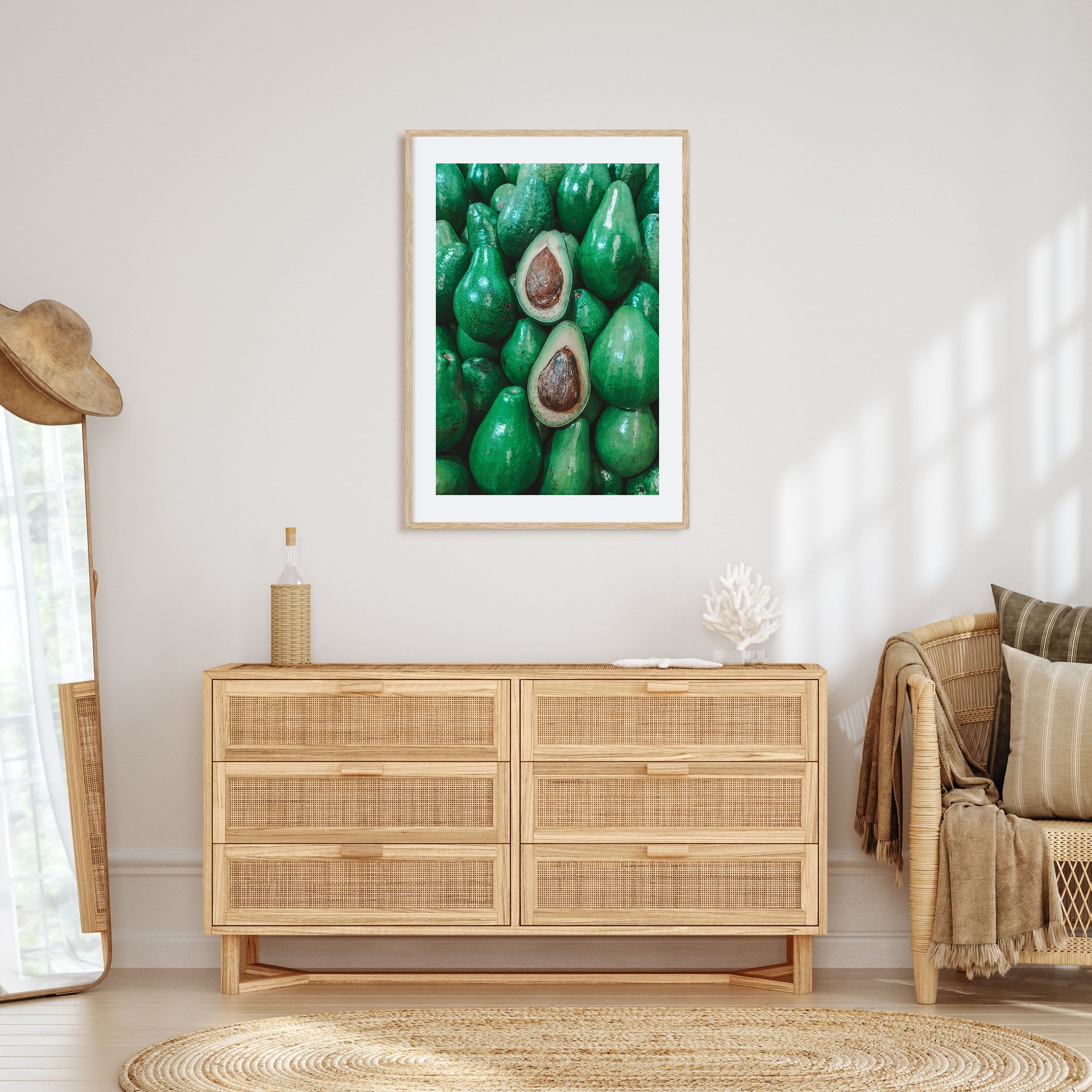 Green Avocados Photo Color Poster