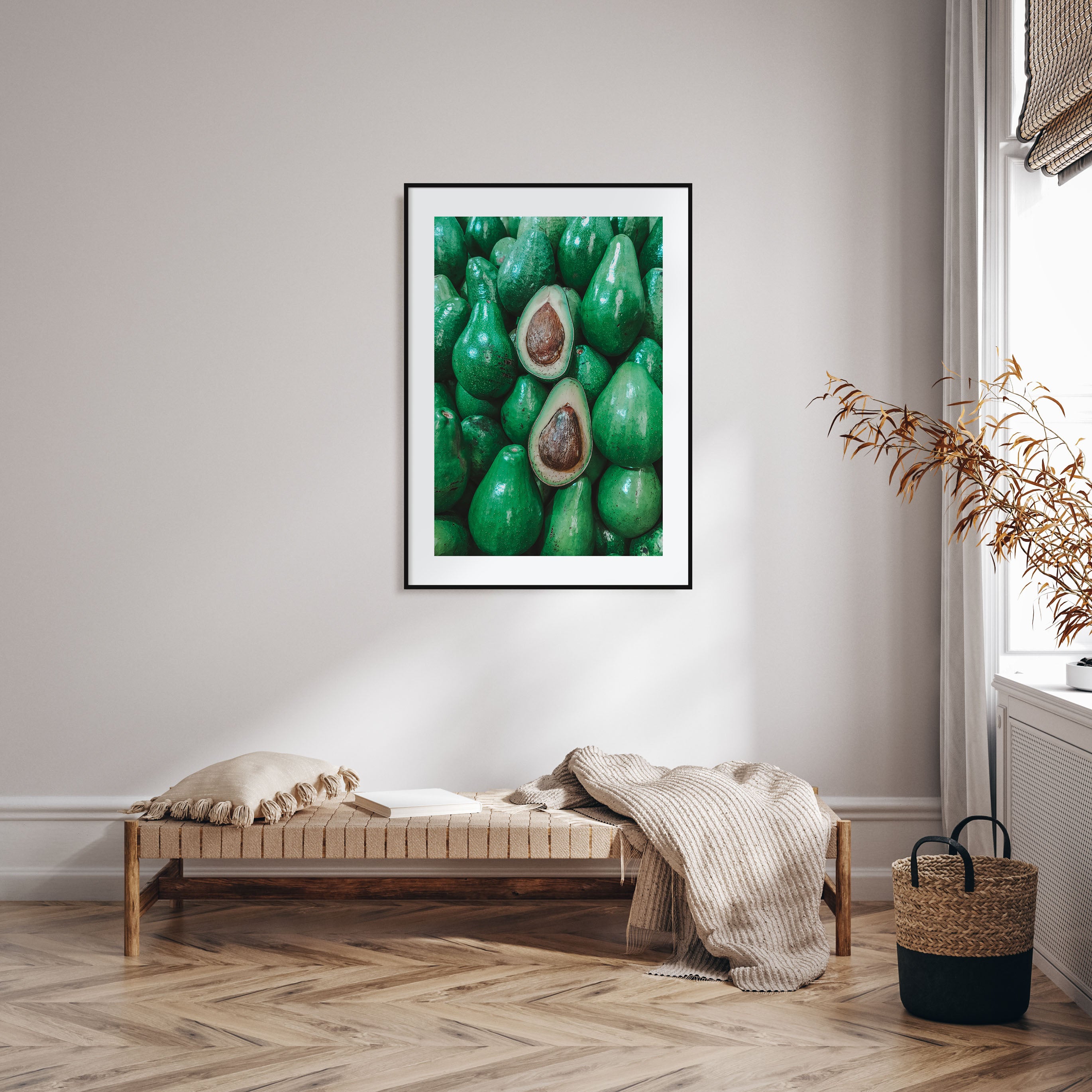 Green Avocados Photo Color Poster