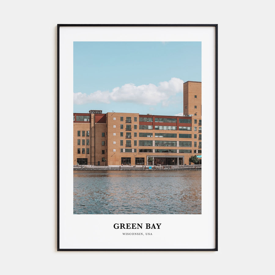 Green Bay Portrait Color Poster