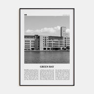 Green Bay Travel B&W Poster