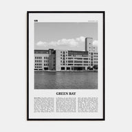 Green Bay Travel B&W Poster