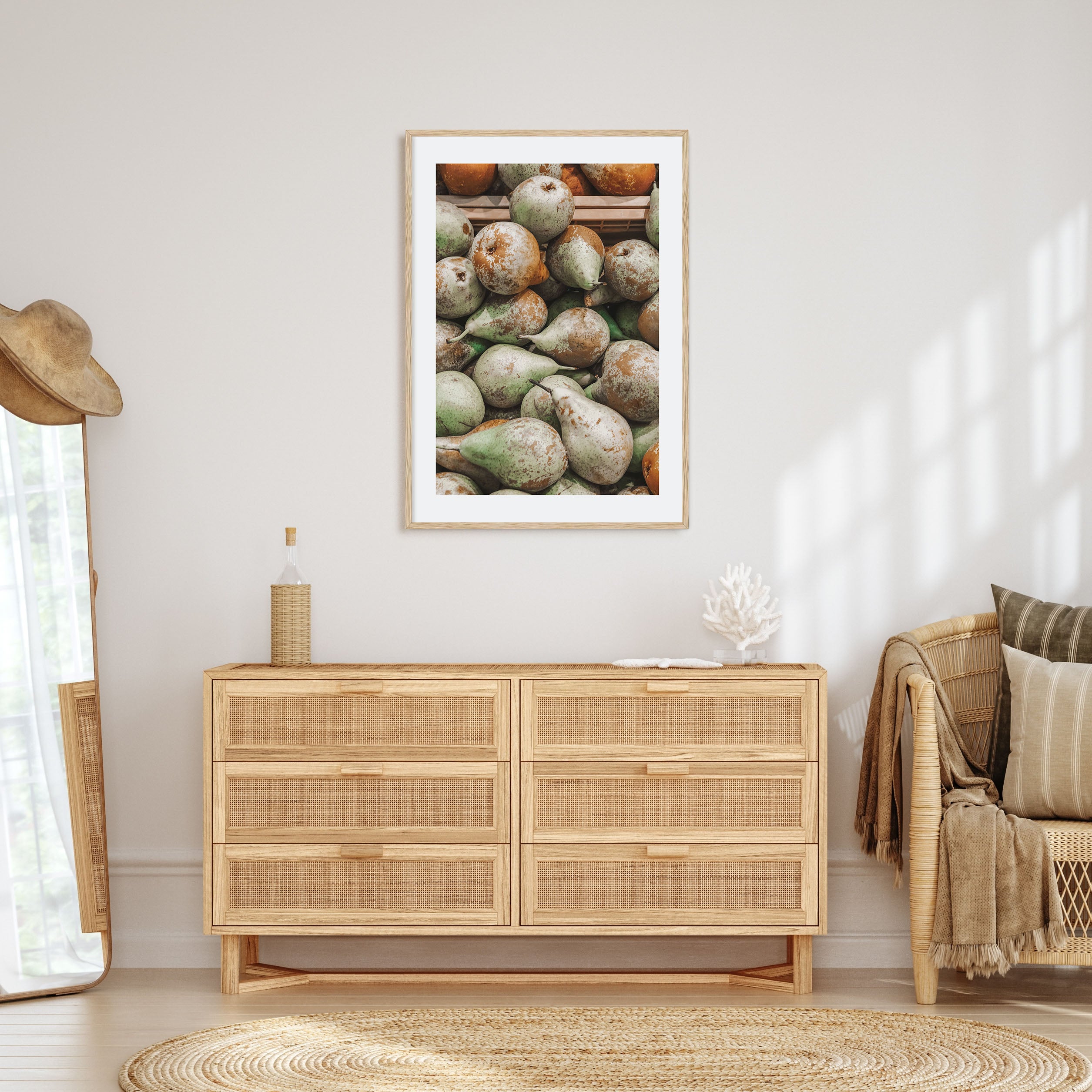 Green Pears Photo Color Poster