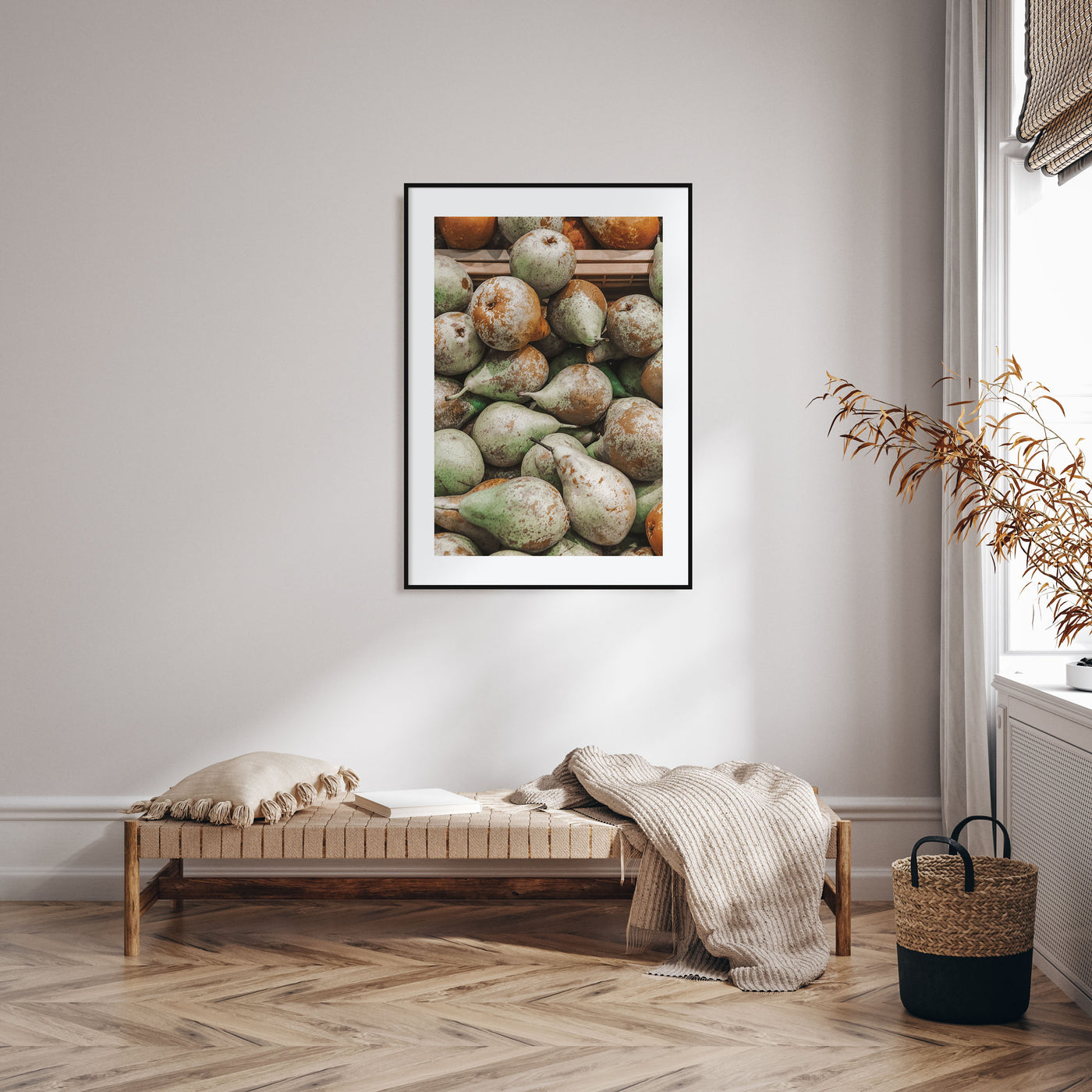 Green Pears Photo Color Poster