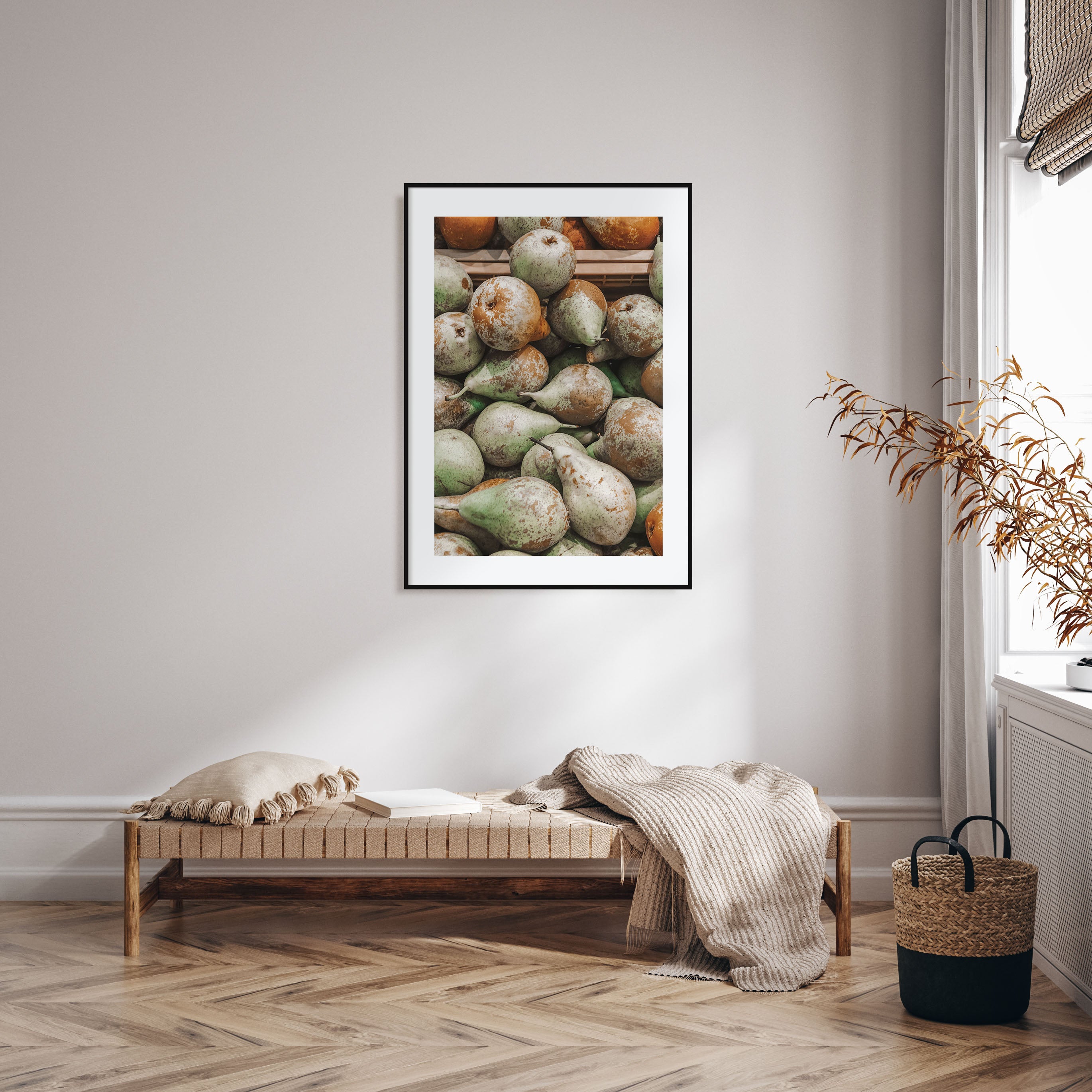 Green Pears Photo Color Poster