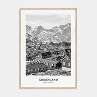 Greenland Portrait B&W Poster