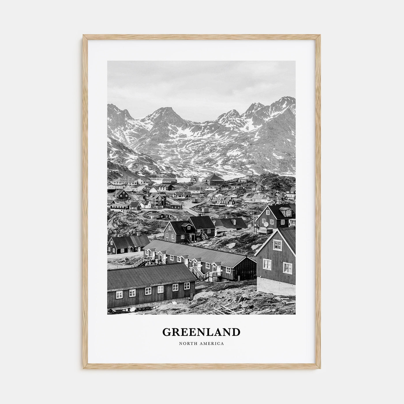 Greenland Portrait B&W Poster