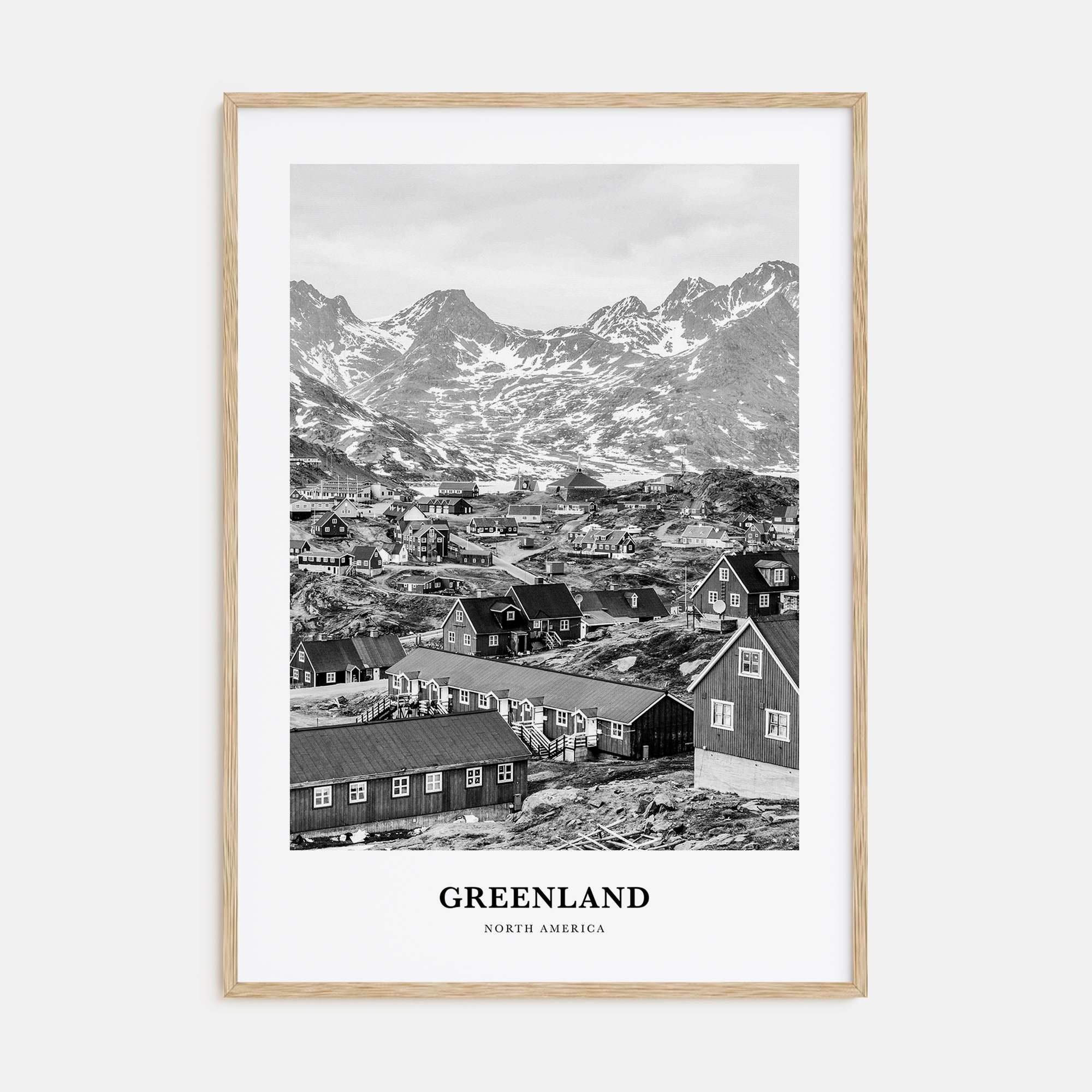 Greenland Portrait B&W Poster