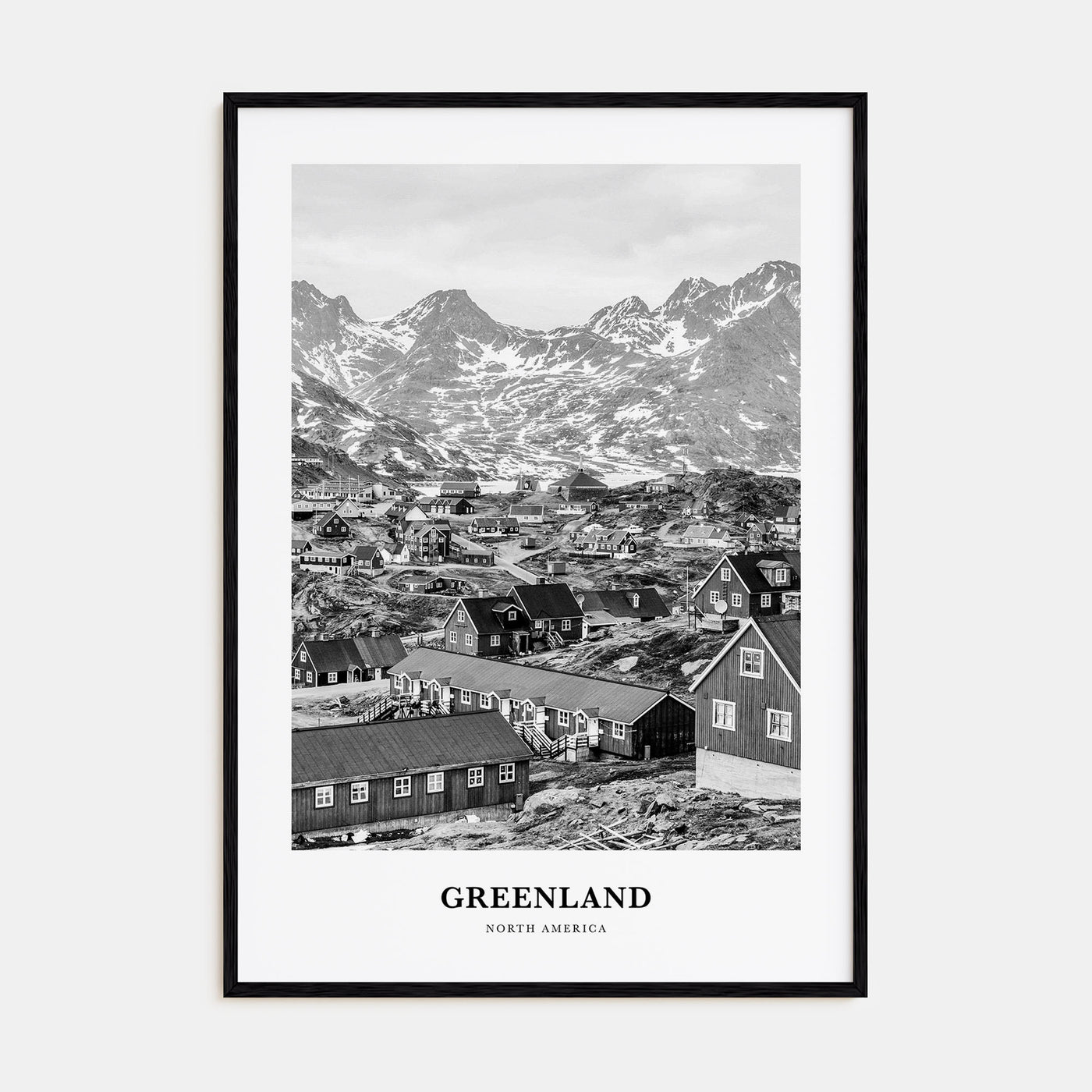Greenland Portrait B&W Poster